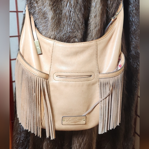 Lucky Brand Tan Leather Women's Bag - Picture 7 of 16